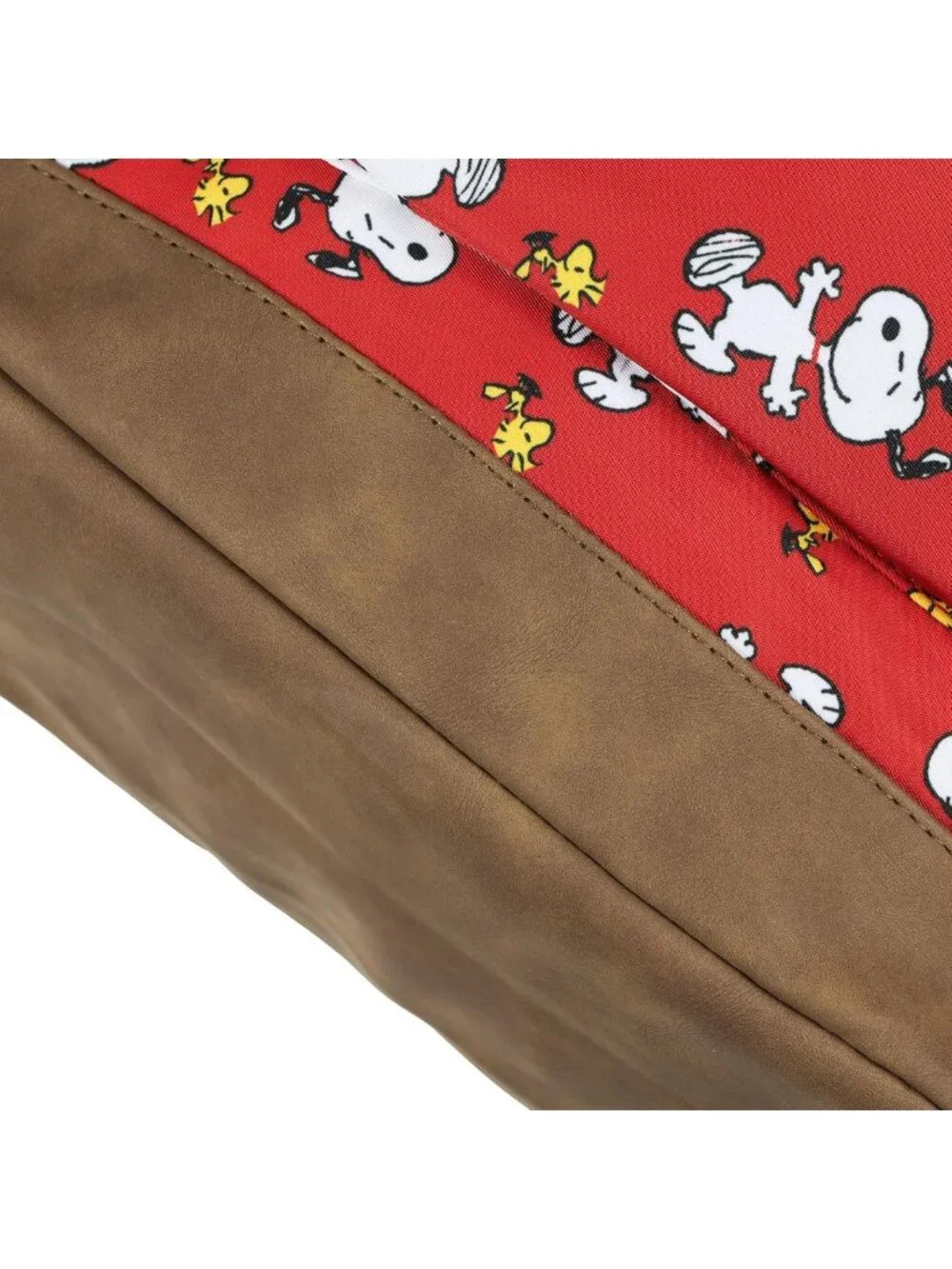 Snoopy & Woodstock Backpack - Fun All-Over Design, 16